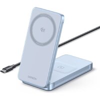 Беспроводное зарядное Ugreen W756 55963 (голубой)