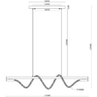 Подвесная люстра Moderli True V10680-PL