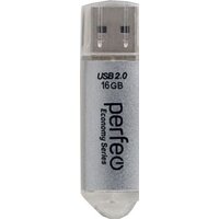 USB Flash Perfeo E01 16GB (серебристый)