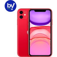 Телефон Apple iPhone 11 128GB Восстановленный by Breezy, грейд В (красный)