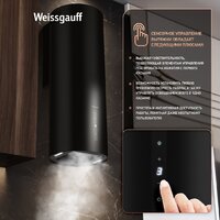 Кухонная вытяжка Weissgauff TUBUS 90 Black Edition (2025)
