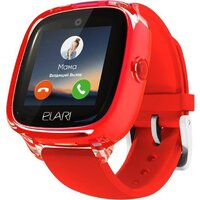 Детские умные часы Elari KidPhone Fresh 4G (красный)