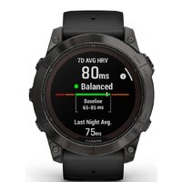 Умные часы Garmin Fenix 7X Pro Sapphire Solar (карбоново-серый титан/черный)