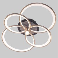 Припотолочная люстра Aitin Pro YH1011/4 (черный/золото)