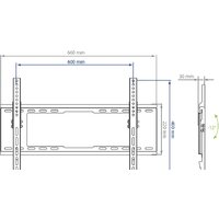 Кронштейн для телевизора Kromax IDEAL-102 (черный)