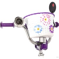 Детский велосипед Novatrack Butterfly 16 2023 167BUTTERFLY.WVL23 (белый/фиолетовый)