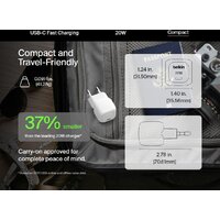 Сетевое зарядное Belkin WCA009KQWH (белый)
