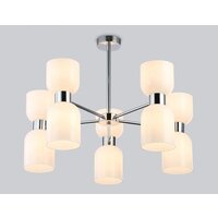Подвесная люстра Ambrella light LH56083/10 СH/FR (хром/белый матовый)