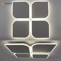 Припотолочная люстра Estares Aero 70W 4F-ON/OFF-455x455x57-WHITE/WHITE-220-IP20
