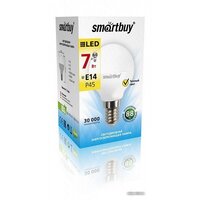 Светодиодная лампочка SmartBuy P45 E14 7 Вт 3000 К [SBL-P45-07-30K-E14]