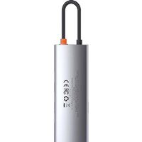Док-станция Baseus Metal Gleam Series 8-in-1 Multifunctional Type-C HUB Docking Station CAHUB-CV0G