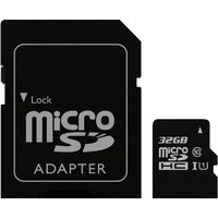 Карта памяти Perfeo microSDHC Class 10 8GB PF8GMCSH10A (с адаптером)