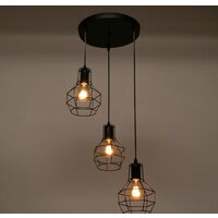 Подвесная люстра BayerLux Ортико 7349023 (черный)