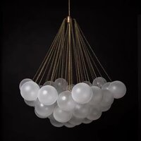 Подвесная люстра iLamp Globe 10099P/3-D800 Gold&White