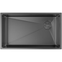 Кухонная мойка ZorG Zerox 74 U / IF Side SF PVD Gunblack