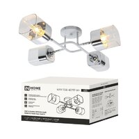 Припотолочная люстра In Home Aura Teso-4E27ST-WH 4690612063577
