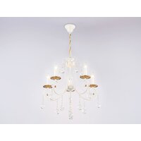 Подвесная люстра Ambrella light TR4916/5 WH/GD