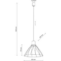 Подвесная люстра TK Lighting Modesto 10160