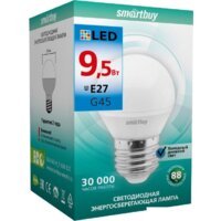 Светодиодная лампочка SmartBuy G45 E27 9.5 Вт 6000 К [SBL-G45-9_5-60K-E27]