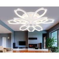 Припотолочная люстра Ambrella light Acrylica FA579/6+3 WH (белый)