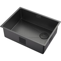 Кухонная мойка ZorG Zerox 59 U / IF Side SF Zurinox PVD Gunblack