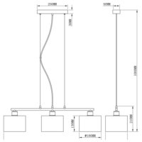 Подвесная люстра Moderli Room V2731-3P