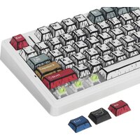 Клавиатура AULA F75 (Comic Keycap, Leobog Graywood V3)