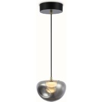 Подвесная люстра Ambrella light LH12001 BK/GD/SM (черный/золото/дымчатый)