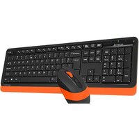 Офисный набор A4Tech Fstyler FG1010 (черный/оранжевый)