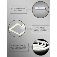 Припотолочная люстра Aitin Pro D17631C/4 (белый RGB)
