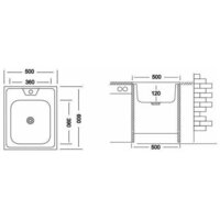 Кухонная мойка Ukinox ECO 500.600