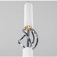 Подвесная люстра Евросвет 50191/1 LED (белый/хром)