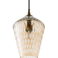 Подвесная люстра Bergenson Bjorn Mystic Aura BB0000548 (янтарно-золотой)