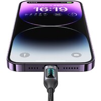 Кабель Usams US-SJ667 USB Type-A - Lightning (1.2 м, черный)