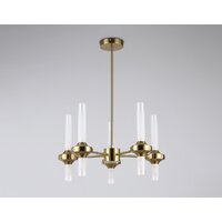 Подвесная люстра Ambrella light LH55358/10 BS/CL (латунь/прозрачный)