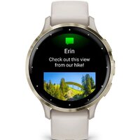 Умные часы Garmin Venu 3S (слоновая кость, с силиконовым ремешком)