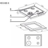 Варочная панель Evelux HEG 655 X