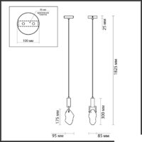 Подвесная люстра Odeon Light Lia 4372/5L