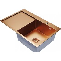 Кухонная мойка Mixline Pro 552920 (бронза, с сифоном)