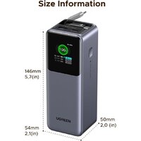 Внешний аккумулятор Ugreen PB726 95670B 20000mAh (серый)