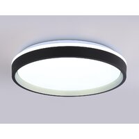 Припотолочная люстра Ambrella light Orbital FZ610 BK/GD (черный/золото)
