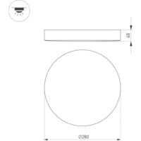 Припотолочная люстра Arlight SP-Flower-R280-15W Warm3000 049800