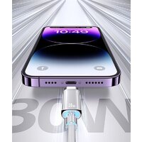 Кабель Usams US-SJ659 USB Type-С - Lightning (1.2 м, черный)