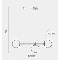 Подвесная люстра TK Lighting TKP6218