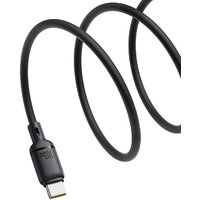Кабель Baseus Silky Series Fast Charging Cable USB to Type-C 100W (2 м, черный)