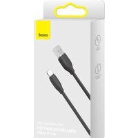 Кабель Baseus Jelly Liquid Silica Gel USB Type-A - Lightning (1.2 м, черный)