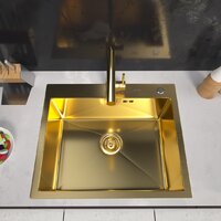 Кухонная мойка ARFEKA Eco AR 600*500 Golden PVD Nano