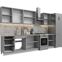 Готовая кухня Кортекс-мебель Корнелия Лира 2.5 (дуб сонома/марсель)