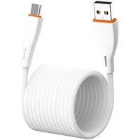 Кабель EOFE AC21 USB Type-A - USB Type-C (1 м, белый)