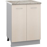 Шкаф напольный Кортекс-мебель Корнелия Лира НШ60р (венге светлый/марсель)